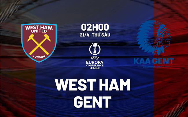 Nhận định kết quả West Ham vs Gent, 2h00 ngày 21/4