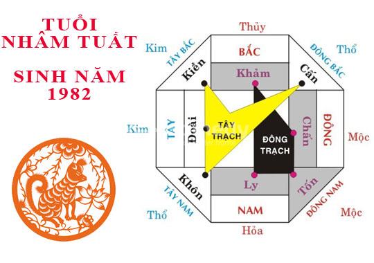 Đối với nữ gia chủ Nhâm Tuất, các hướng nhà tốt bao gồm: