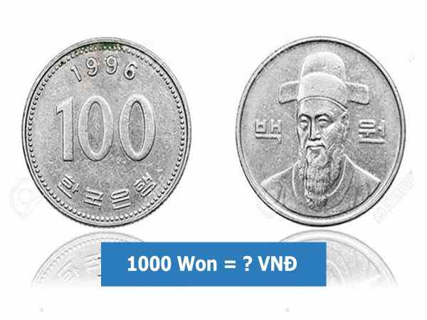 1000 won hàn quốc bằng bao nhiêu vnd